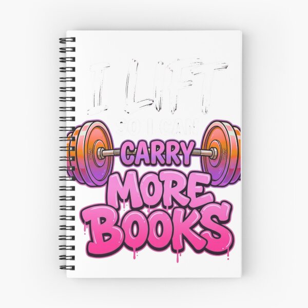 Item preview, Lift So I Can Carry More Books Reading , Book Lover Fitness Gift, Gym Reader Graphic Tee designed and sold by Inkvado.