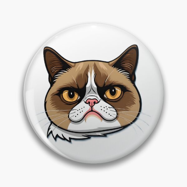 Item preview, Funny Grumpy Cat Cartoon Meme -2 designed and sold by RELAX STATION.