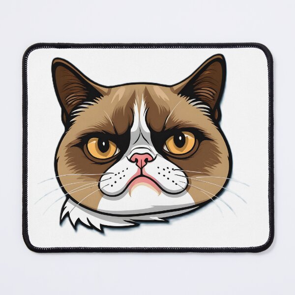 Item preview, Funny Grumpy Cat Cartoon Meme -2 designed and sold by RELAX STATION.