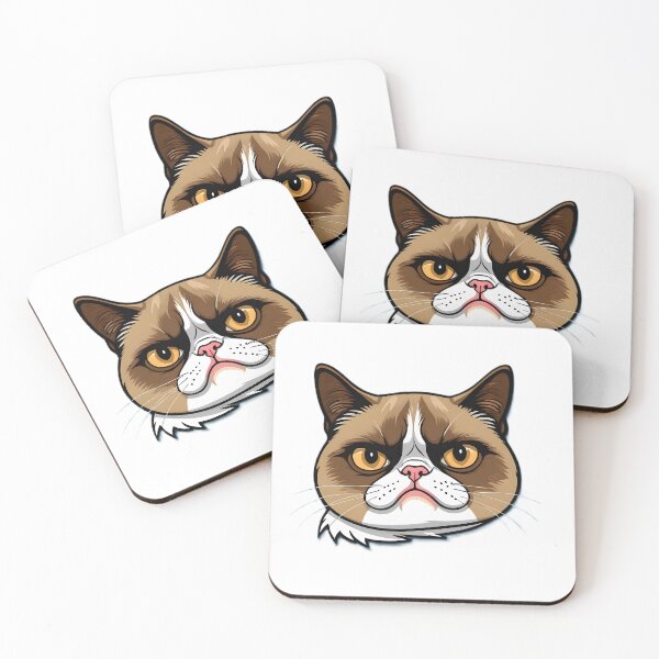 Item preview, Funny Grumpy Cat Cartoon Meme -2 designed and sold by RELAX STATION.