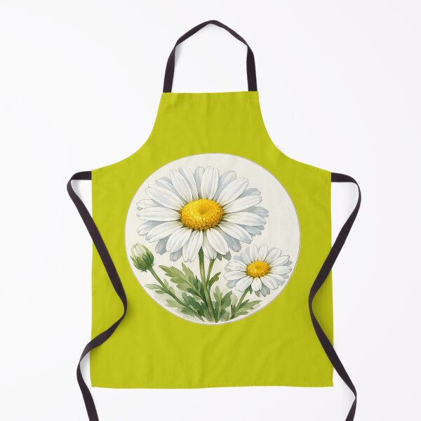 Artikelvorschau, Sonnengänseblümchen-Vergnügen – Klassisches Gartenblumenkreis-Porträt entworfen und verkauft von TheJoyfulPen.