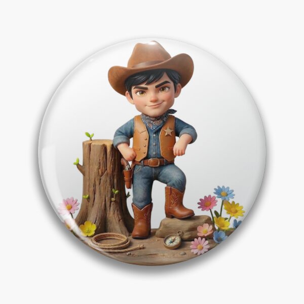 Item preview, Cowboy in leather outfit designed and sold by PP&RAINBOW SHOP.