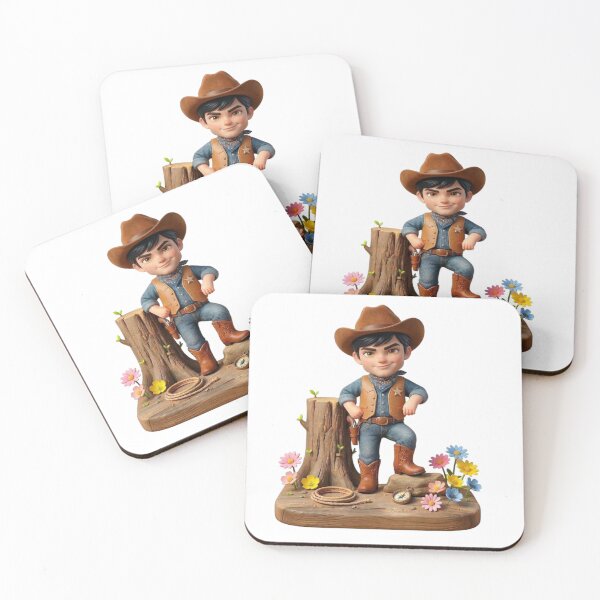 Item preview, Cowboy in leather outfit designed and sold by PP&RAINBOW SHOP.