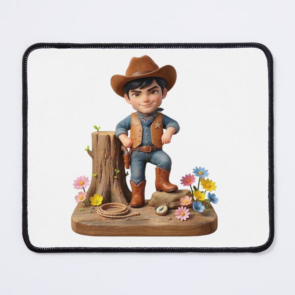 Item preview, Cowboy in leather outfit designed and sold by PP&RAINBOW SHOP.
