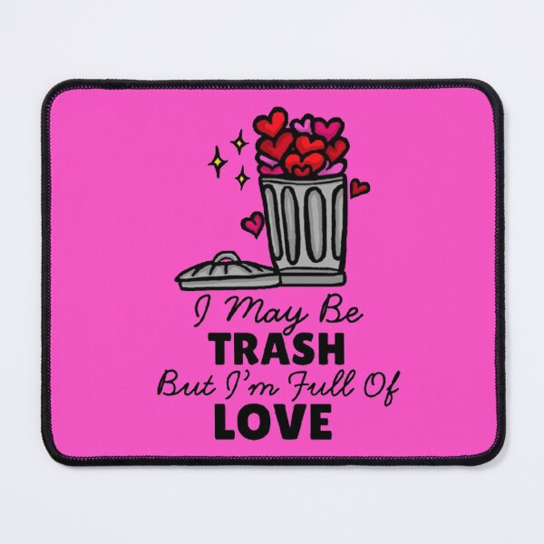 Item preview, Trash Love Cute Hilarious Valentine's Day Design designed and sold by CDPrintsDesigns.