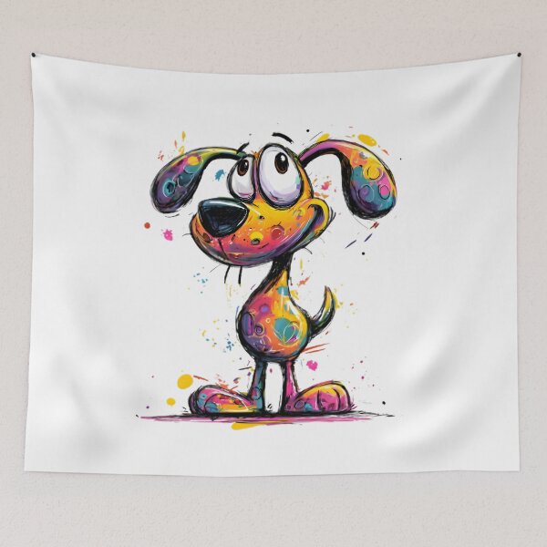 Item preview, Cute Happy Dog designed and sold by Retro Whimsy.