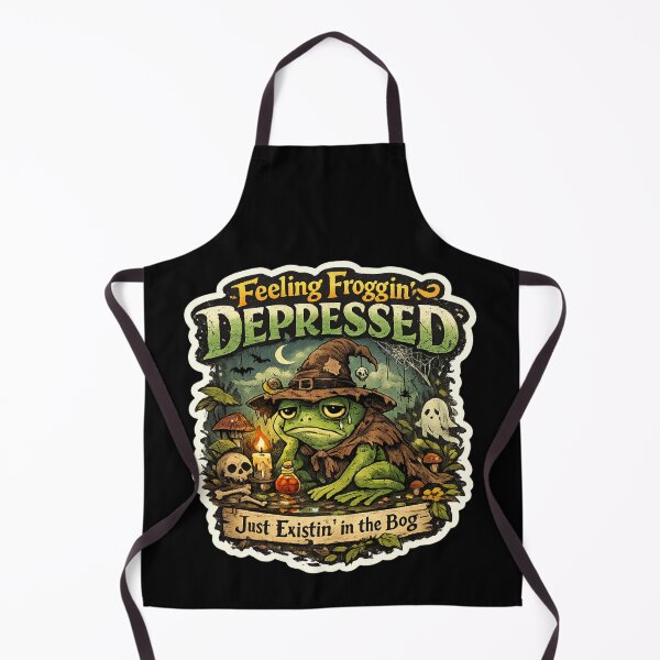 Item preview, Mentally I’m In A Swamp Frog – Sad Frog Meme Goblincore Aesthetic Sticker designed and sold by HubCreates.