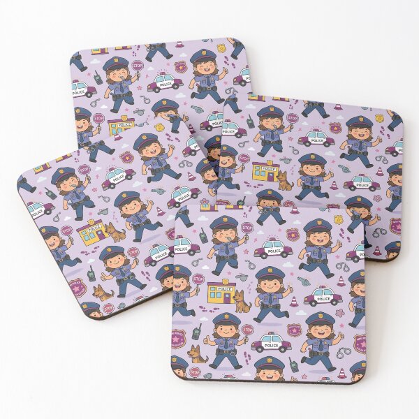 Item preview, Kid Policewomen  designed and sold by TinyOrbitsDesign.