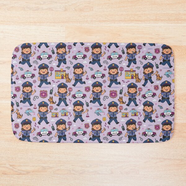 Item preview, Kid Policewomen  designed and sold by TinyOrbitsDesign.