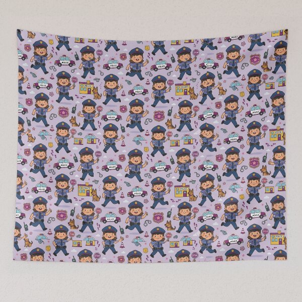Item preview, Kid Policewomen  designed and sold by TinyOrbitsDesign.