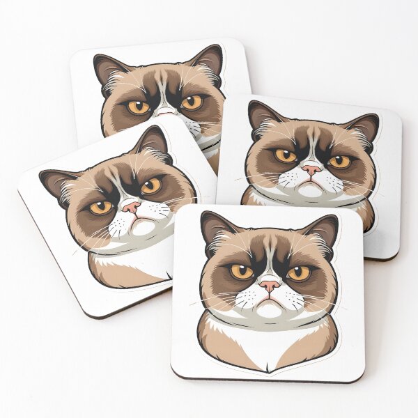 Item preview, Funny Grumpy Cat Cartoon Meme -3 designed and sold by RELAX STATION.