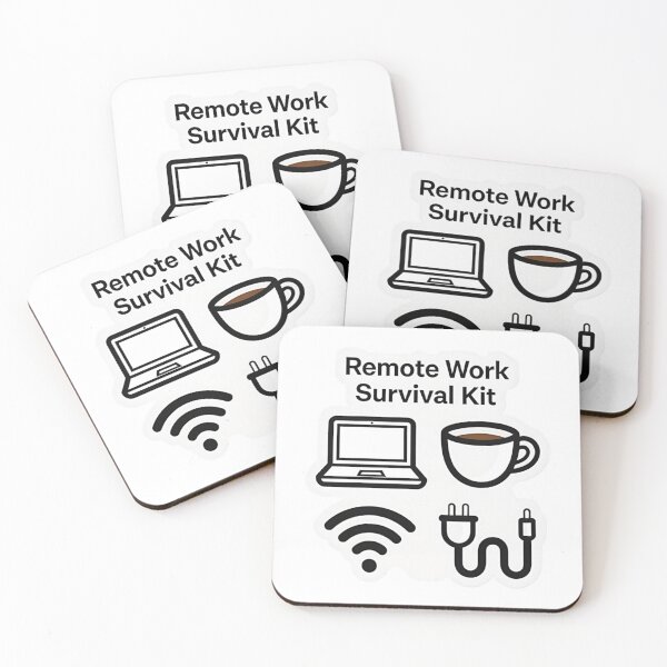 Item preview, Remote Work Survival Kit Funny Work From Home Essentials designed and sold by ZYNORAworld.