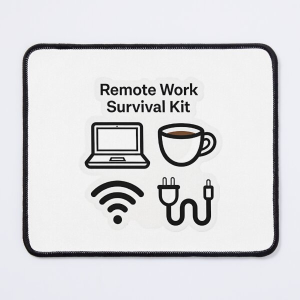 Item preview, Remote Work Survival Kit Funny Work From Home Essentials designed and sold by ZYNORAworld.