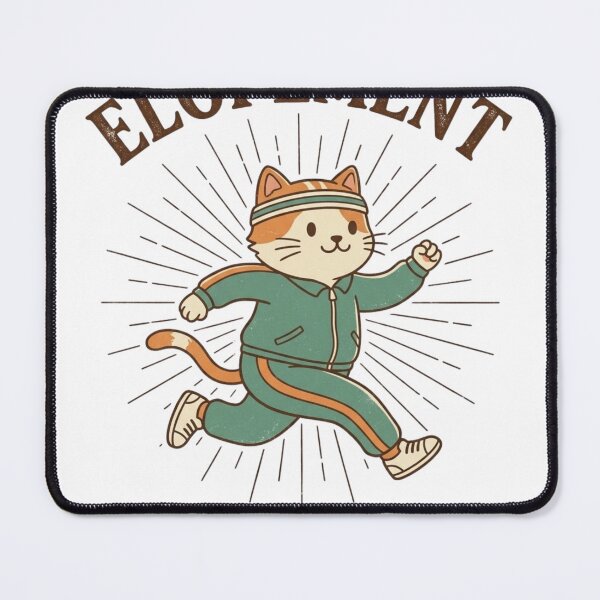 Item preview, Elopement The Unexpected Workout Funny Autism Elopement Cat, Autism Awareness Humor Gift, Special Needs Parent Graphic Tee designed and sold by Inkvado.