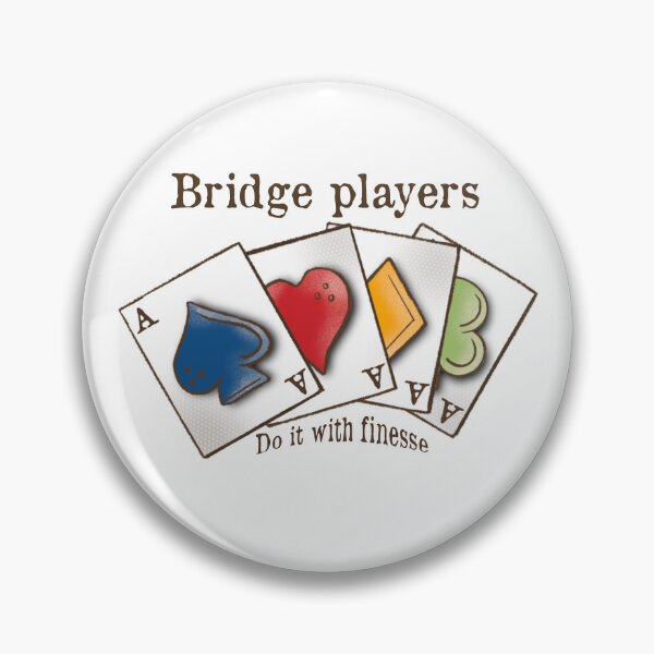 Item preview, Bridge Card Game, cartoon, Bridge players do it with finesse designed and sold by DebbieJoyArt.