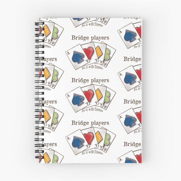 Item preview, Bridge Card Game, cartoon, Bridge players do it with finesse designed and sold by DebbieJoyArt.