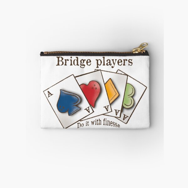 Item preview, Bridge Card Game, cartoon, Bridge players do it with finesse designed and sold by DebbieJoyArt.