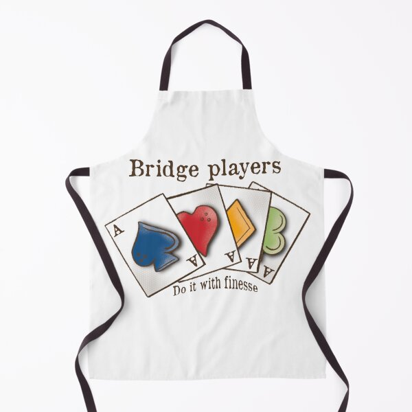 Item preview, Bridge Card Game, cartoon, Bridge players do it with finesse designed and sold by DebbieJoyArt.