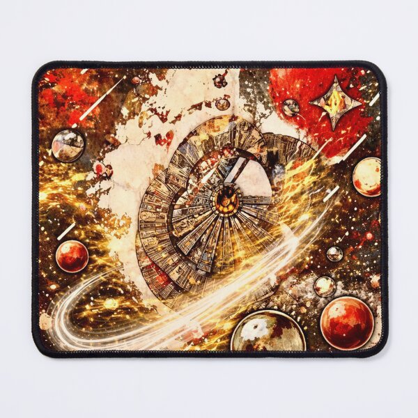 Item preview, Cosmic Time Spiral Retro Futuristic Space Design designed and sold by Myra365Art.
