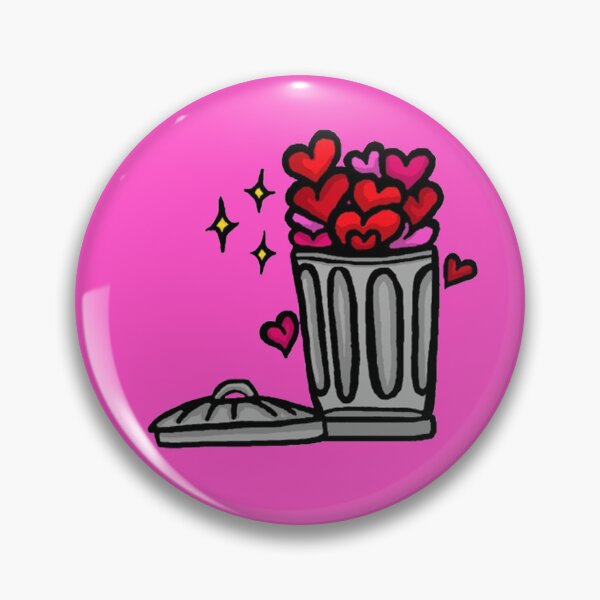 Item preview, Trash Love Cute Hilarious Valentine's Day Design designed and sold by CamilasPrints.