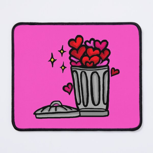 Item preview, Trash Love Cute Hilarious Valentine's Day Design designed and sold by CDPrintsDesigns.