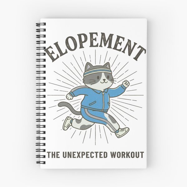 Item preview, Slogan Autism Awareness Tee Elopement The Unexpected Workout Cat ,Parent Humor Gift, Neurodiversity Graphic Tee designed and sold by Inkvado.