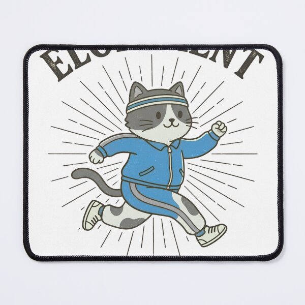 Item preview, Slogan Autism Awareness Tee Elopement The Unexpected Workout Cat ,Parent Humor Gift, Neurodiversity Graphic Tee designed and sold by Inkvado.