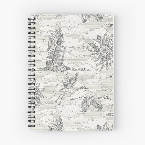 Item preview, steampunk crane toile chalk designed and sold by scrummy.