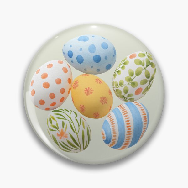 Item preview, Six Pastel Color Easter Eggs designed and sold by Violet Peonies.