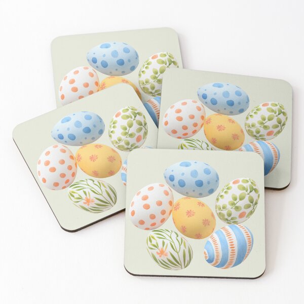 Item preview, Six Pastel Color Easter Eggs designed and sold by Violet Peonies.