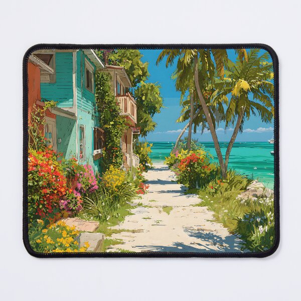 Item preview, Key Largo Tropical Pathway to the Ocean designed and sold by daila70.