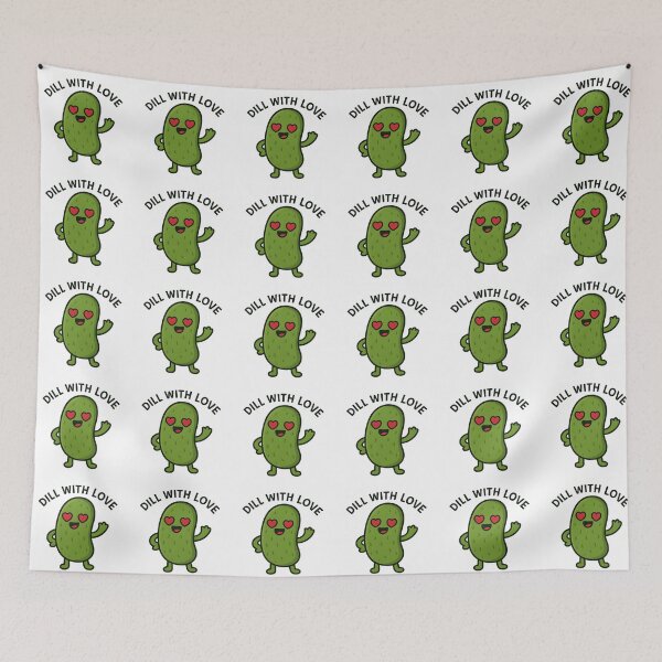 Item preview, Valentine Pickle Cute Design – Funny Pickle With Heart Eyes, Valentine Gift for Pickle Lover, Cute Food Pun Sticker designed and sold by Basma Designs | Funny Shirts, Stickers & Mugs.
