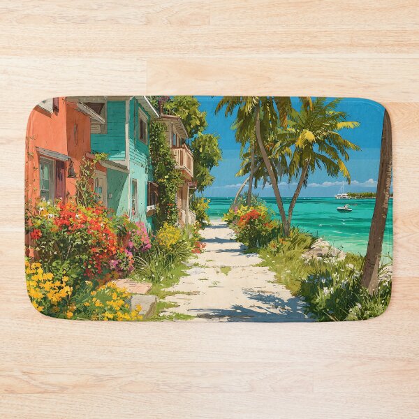 Item preview, Key Largo Tropical Pathway to the Ocean designed and sold by daila70.