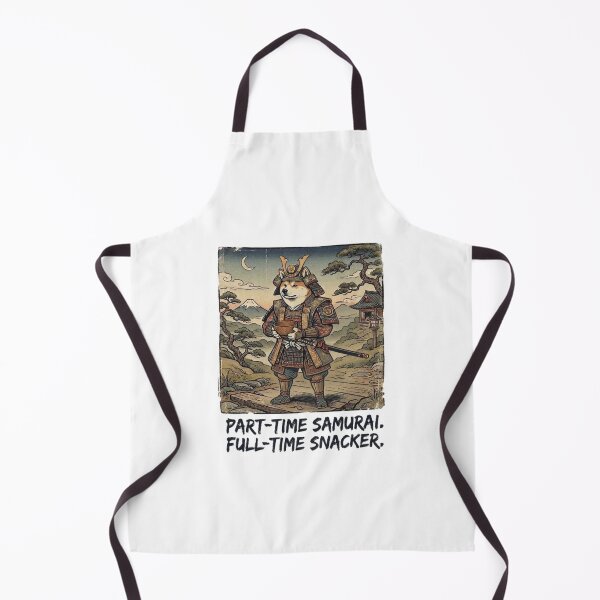 Item preview, PART-TIME SAMURAI. FULL-TIME SNACKER. designed and sold by Daiyamondo-Art.
