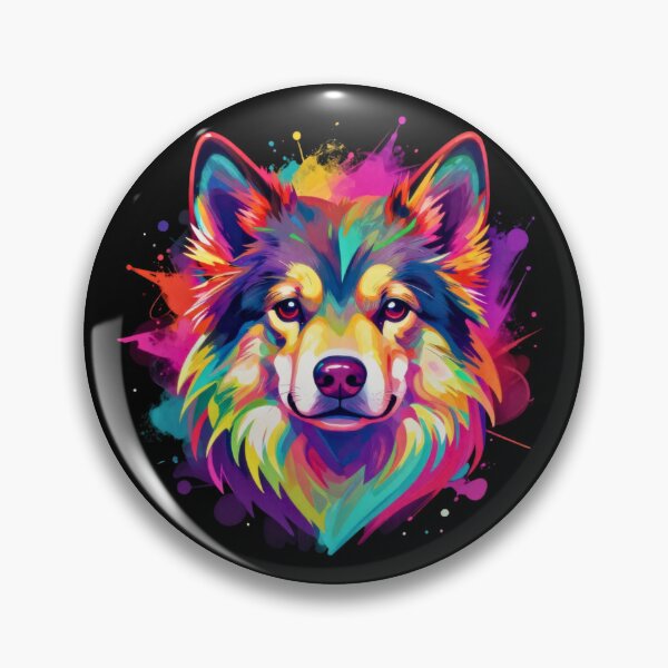 Item preview, Color Splash Sheltie – Rainbow Collie Dog Art designed and sold by Silaris Designs.