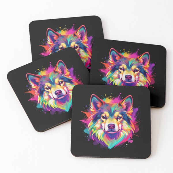 Item preview, Color Splash Sheltie – Rainbow Collie Dog Art designed and sold by Silaris Designs.
