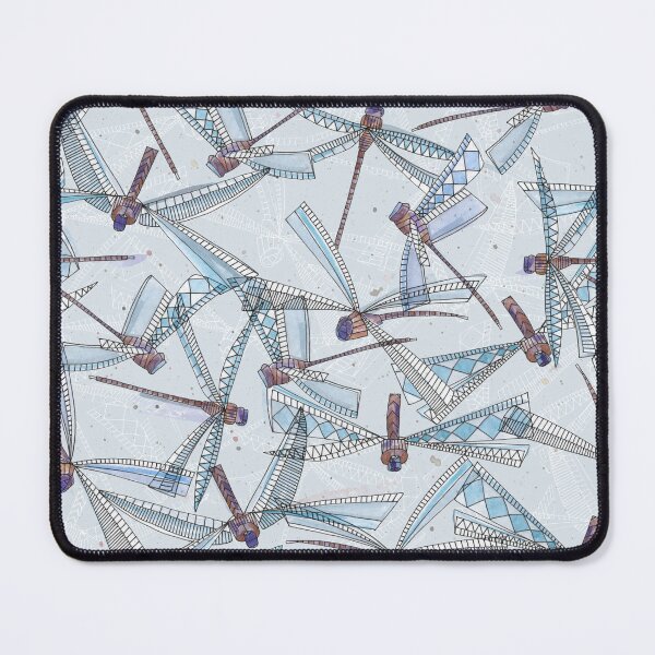 Item preview, watercolor dragonflies blue designed and sold by scrummy.