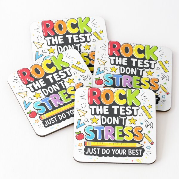 Item preview, Rock The Test Don't Stress Shirt – Back to School Motivation Teacher Student Gift designed and sold by Designs That Speak ✨.