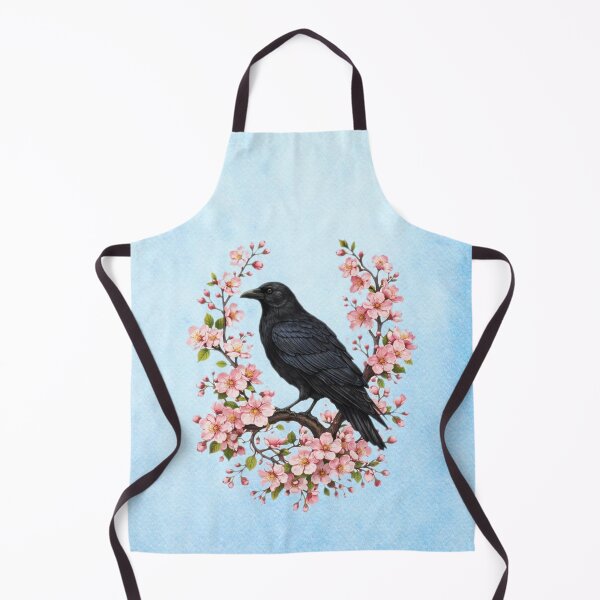 Item preview, Raven & Cherry Blossom • Symbol of Wisdom and Renewal designed and sold by MysticOzzy.