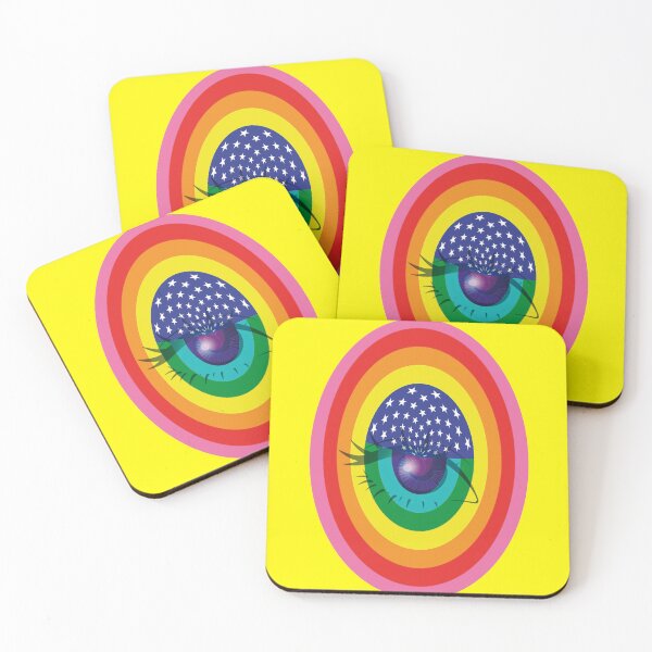 Item preview, LGBT rainbow flag – An oval face! designed and sold by Alan-David.