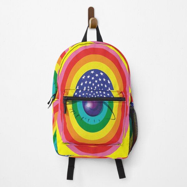 Item preview, LGBT rainbow flag – An oval face! designed and sold by Alan-David.