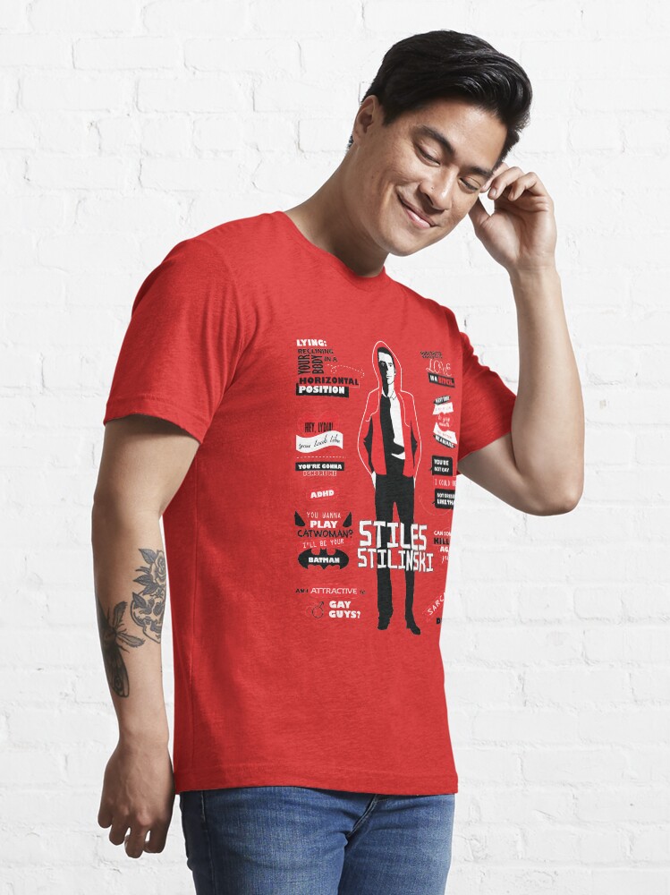 Alternate view of Stiles Stilinski Quotes Teen Wolf Essential T-Shirt