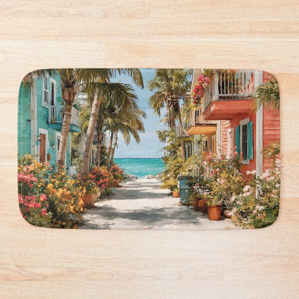 Item preview, Key Largo Palm Tree Path to the Ocean designed and sold by daila70.