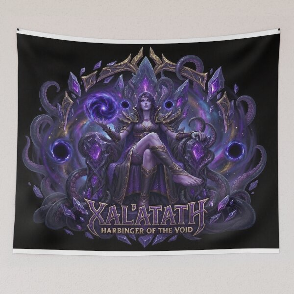 Item preview, Xal'atath: Harbinger of the Void designed and sold by InspirAI.
