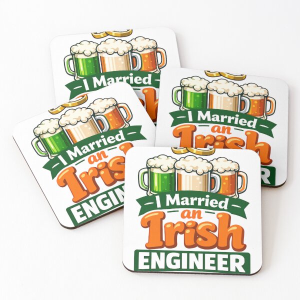 Item preview, Funny Irish Engineer Wife I Married an Irish Engineer St Paddys Day Costume T-Shirt, Humor Gift, Holiday Graphic Tee designed and sold by Inkvado.