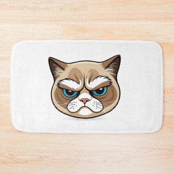 Item preview, Funny Grumpy Cat Cartoon Meme  designed and sold by RELAX STATION.