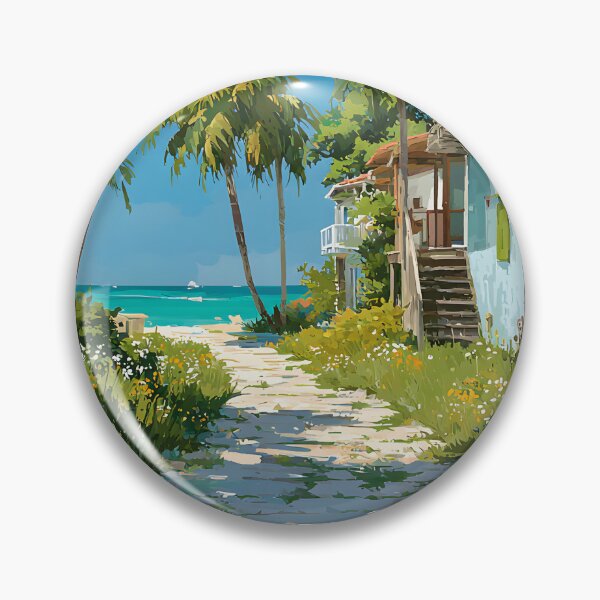 Item preview, Key Largo Peaceful Tropical Pathway Scene designed and sold by daila70.