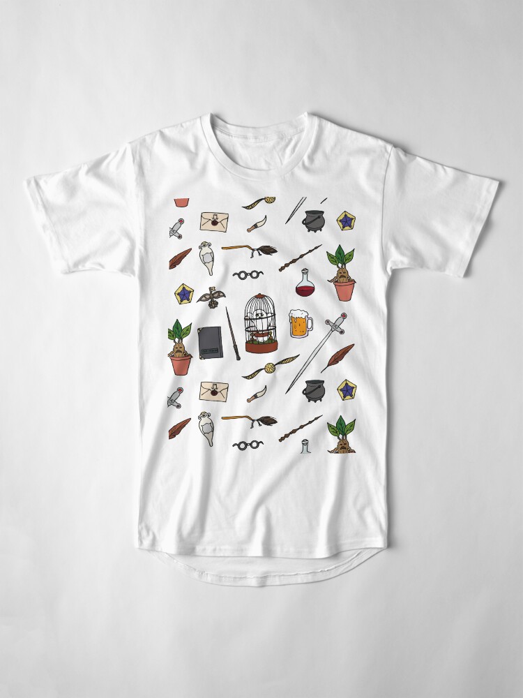 Alternate view of Owl and wand Long T-Shirt