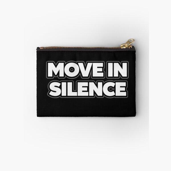 Item preview, Move In Silence Motivational Quote Shirt designed and sold by Papier Atelier Art.