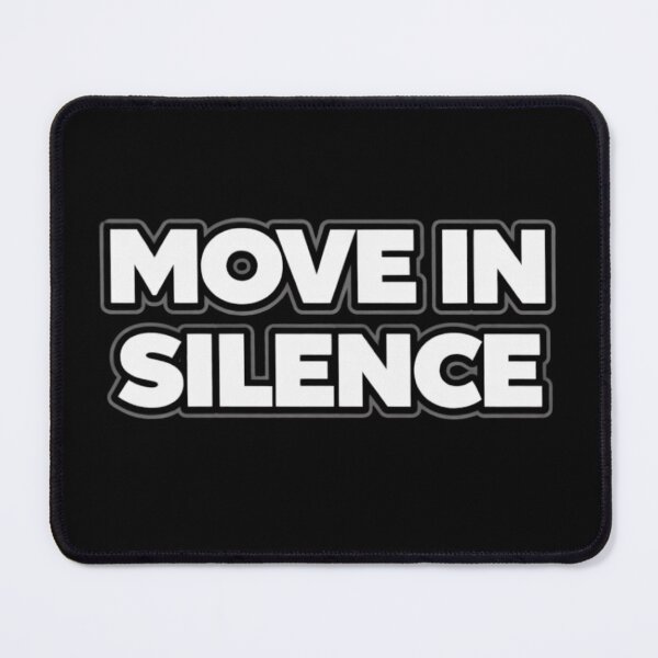 Item preview, Move In Silence Motivational Quote Shirt designed and sold by Papier Atelier Art.